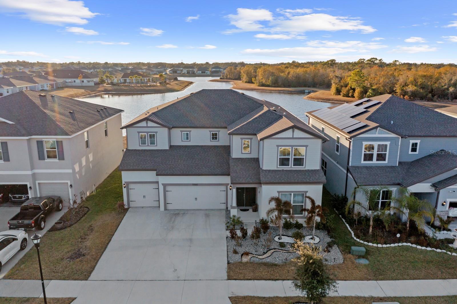 13060 Willow Grove with  pond in back