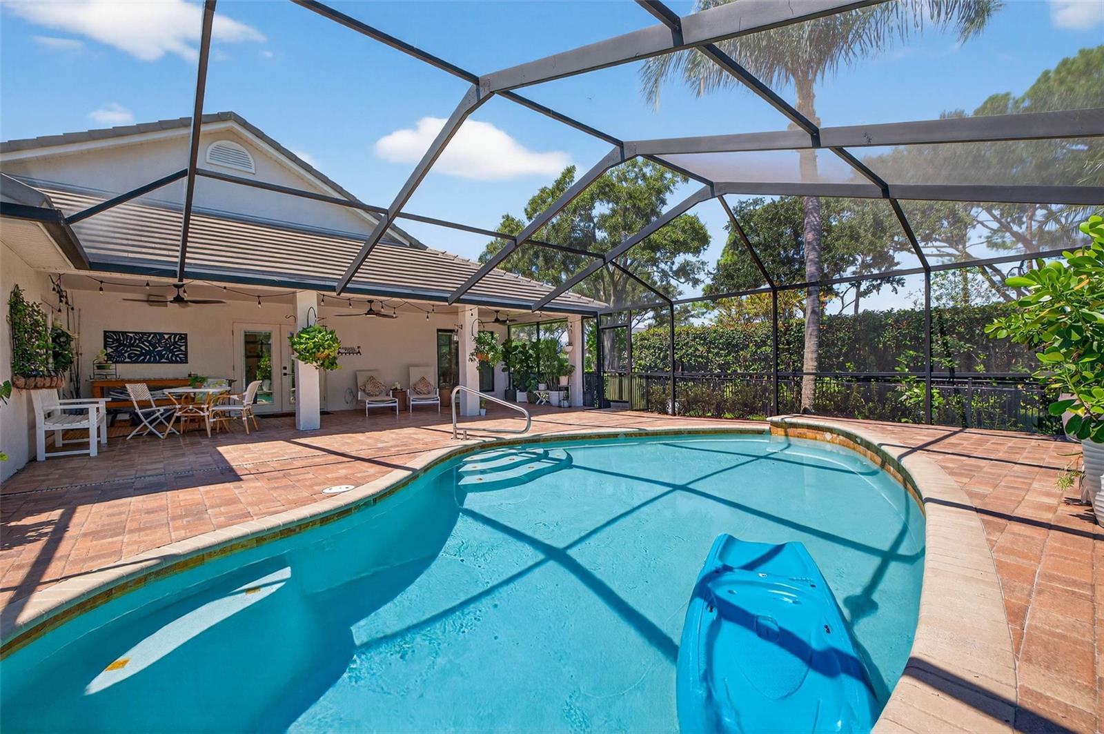 Waterfront Screened in Pool