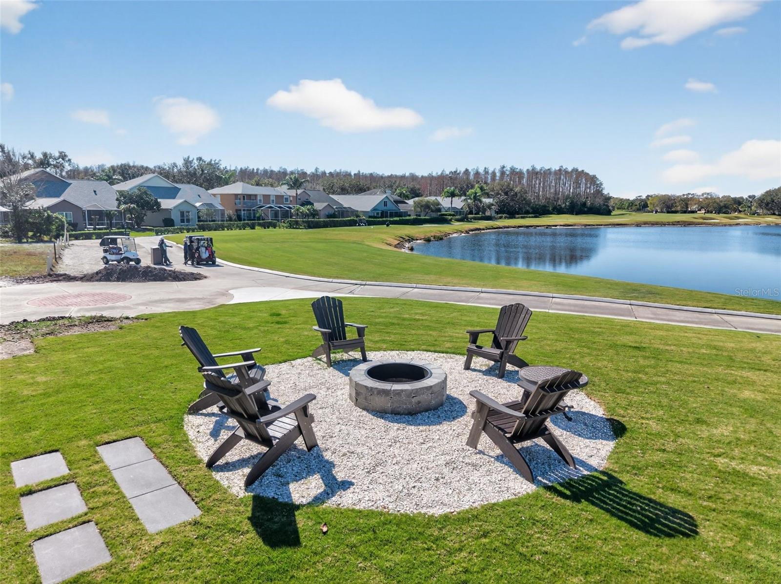 Golf Course Fire pit