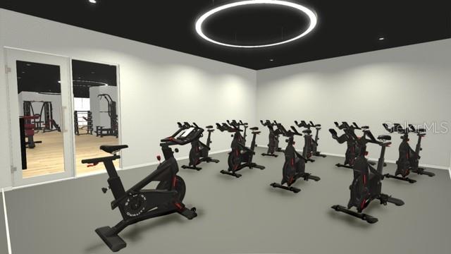 Photo renderings of what the Athletic Club will look like after the renovations are complete in March