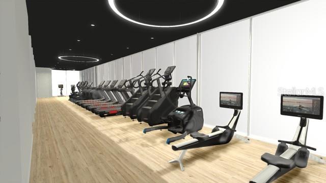 Photo renderings of what the Athletic Club will look like after the renovations are complete in March