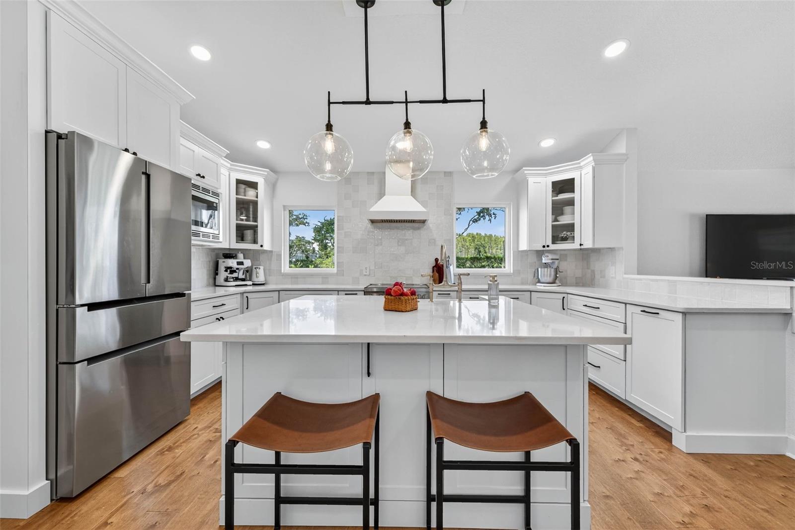 High-end kitchen renovation throughout