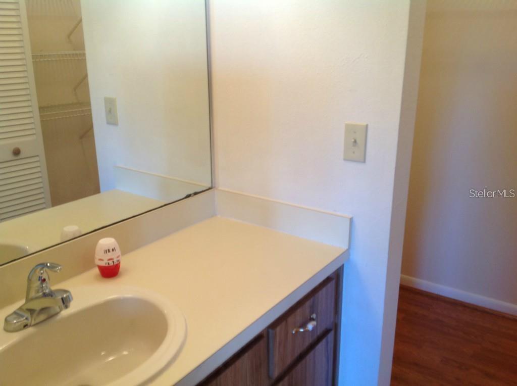 Primary bathroom with stand up shower