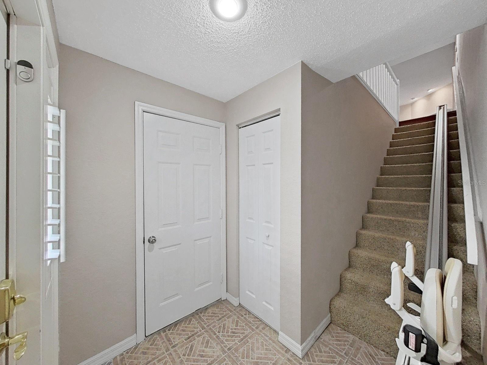 Stairlift from the first floor to the second floor, can be taken out if wanted