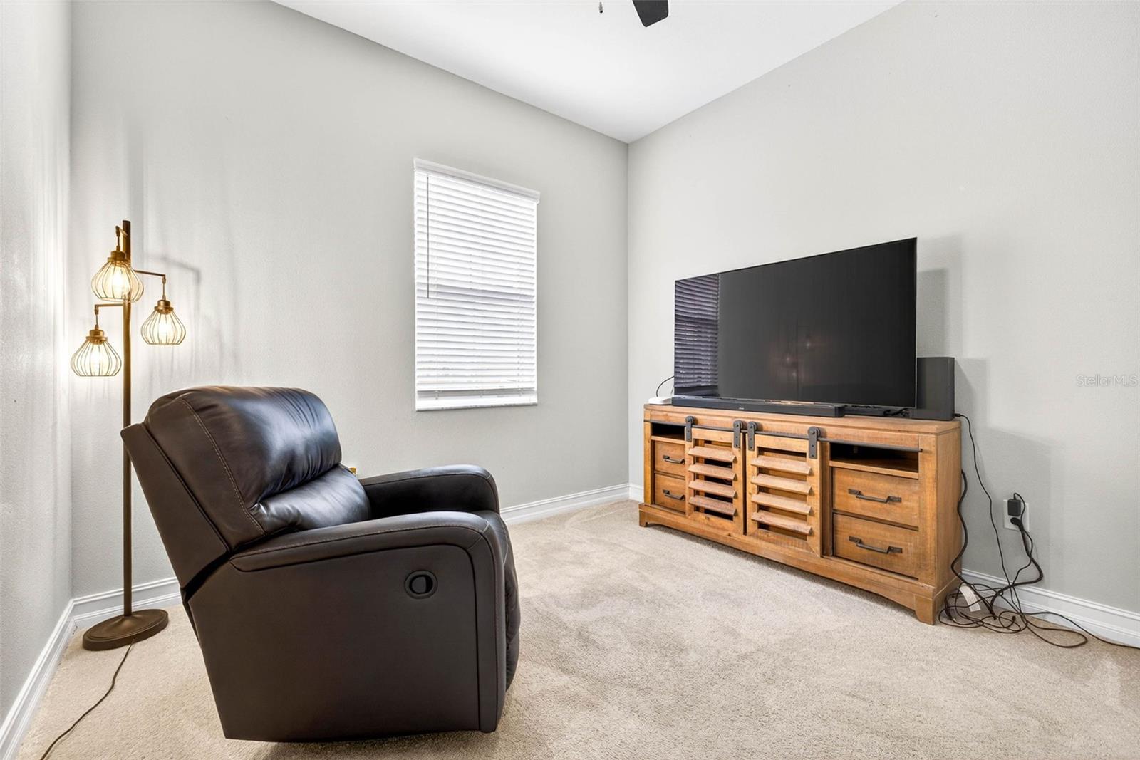 Bedroom 3 currently houses the "man cave" retreat.