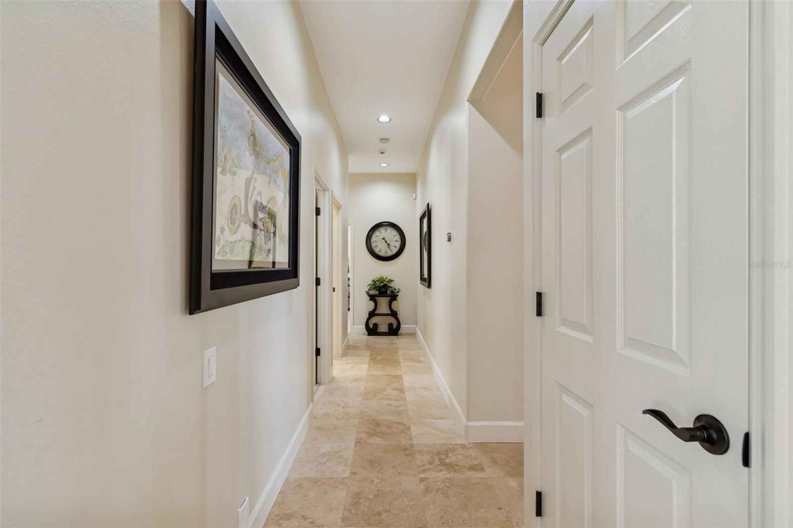 Hallway Leading To Three Bedrooms and Two Baths