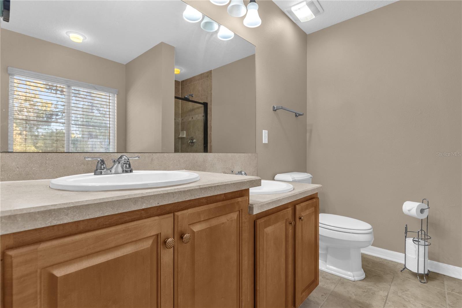 Primary Bathroom with Dual Sinks