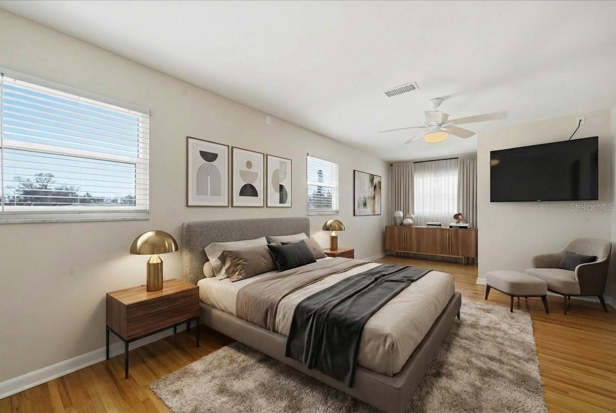 Virtual Primary Bedroom