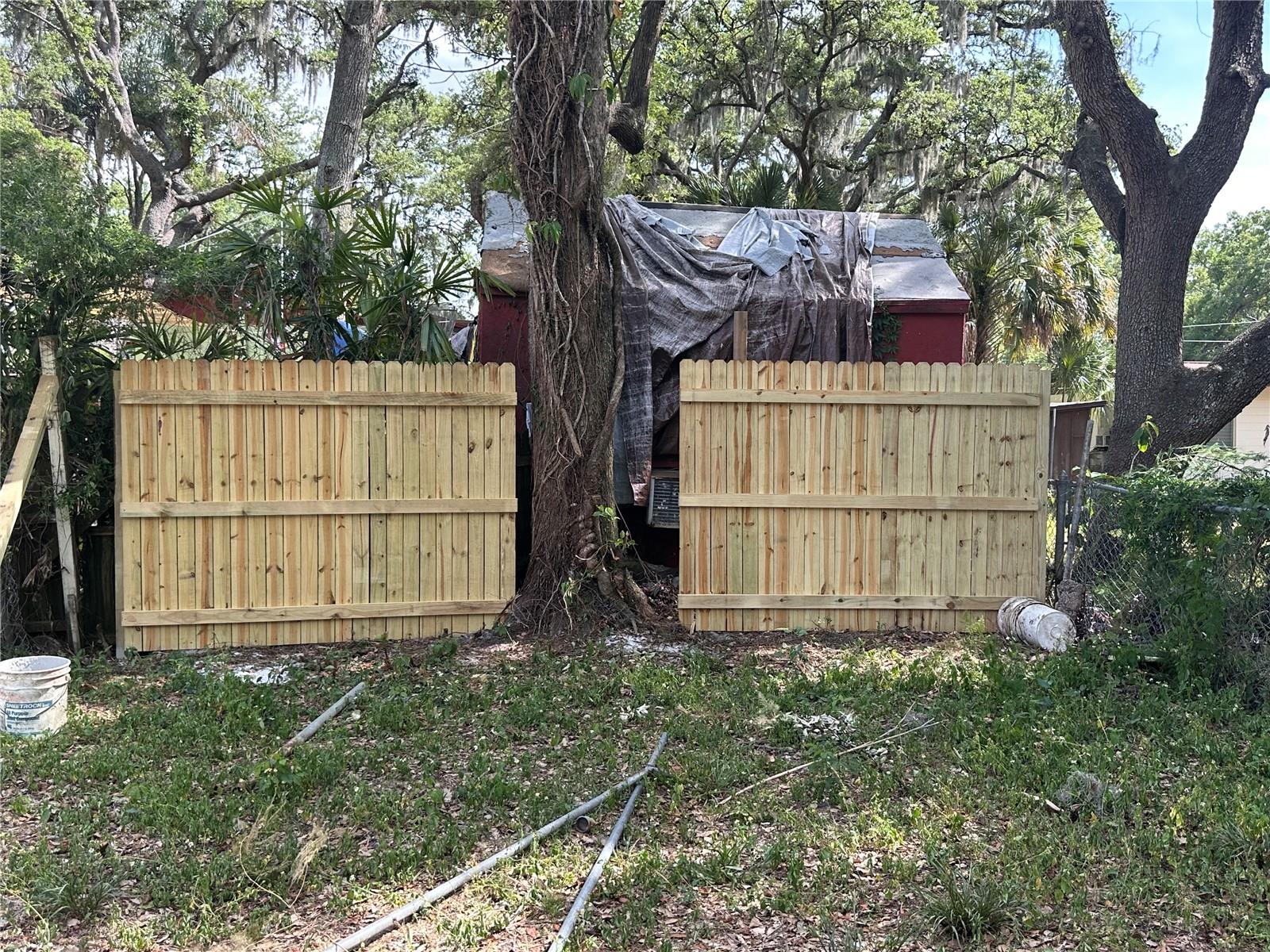new fence