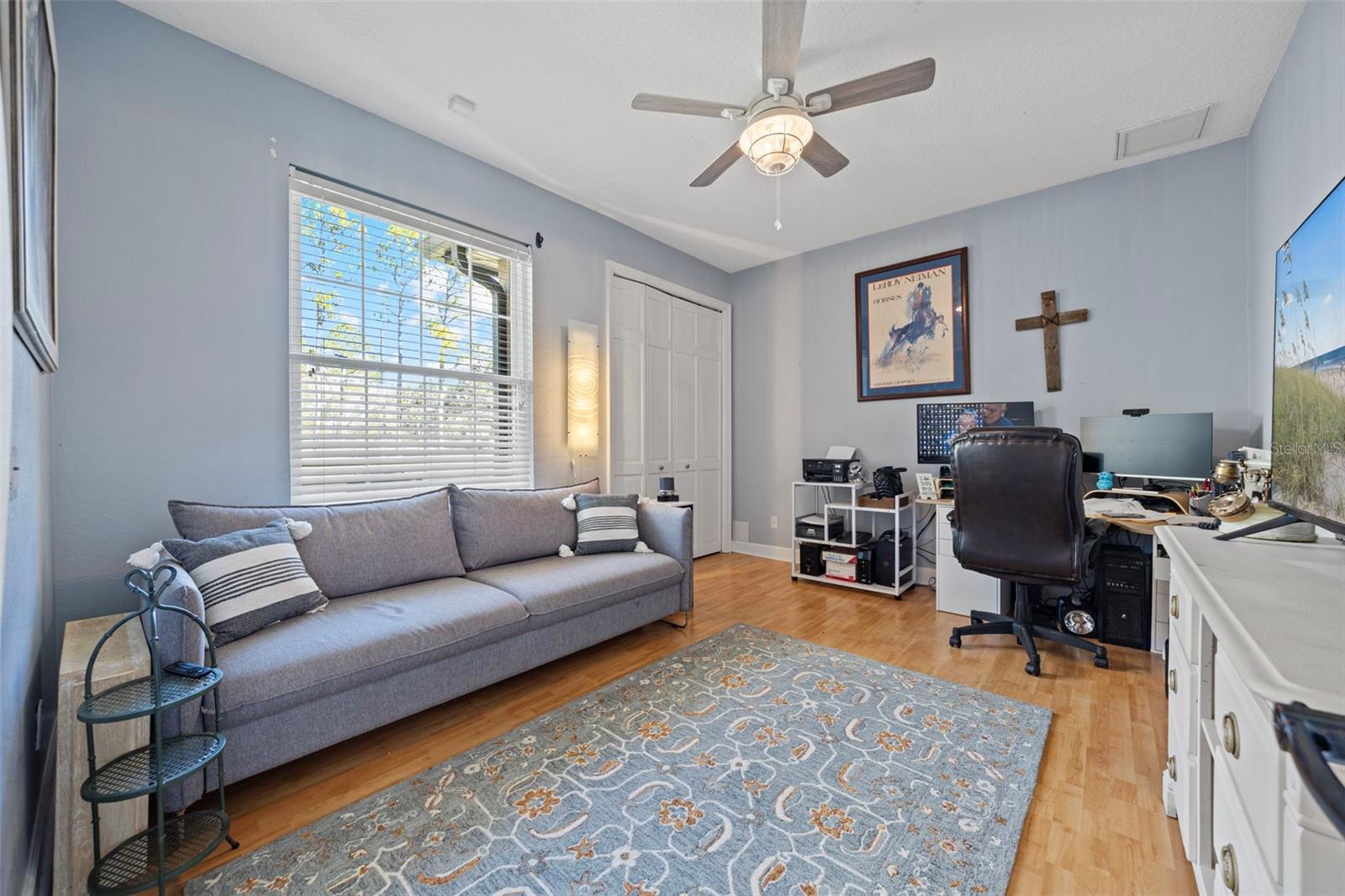 Bedroom 4 currently being used as an office