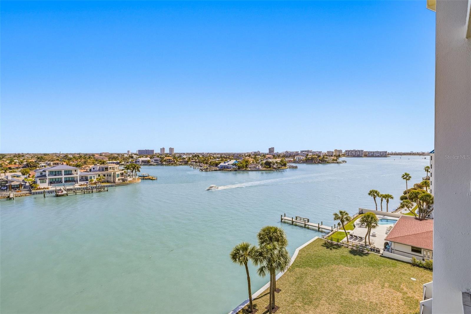 Intracoastal waterway view from balcony