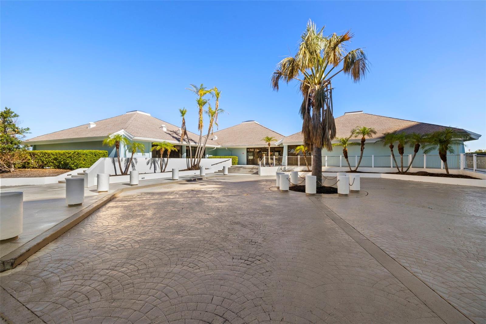 Front side of Clubhouse