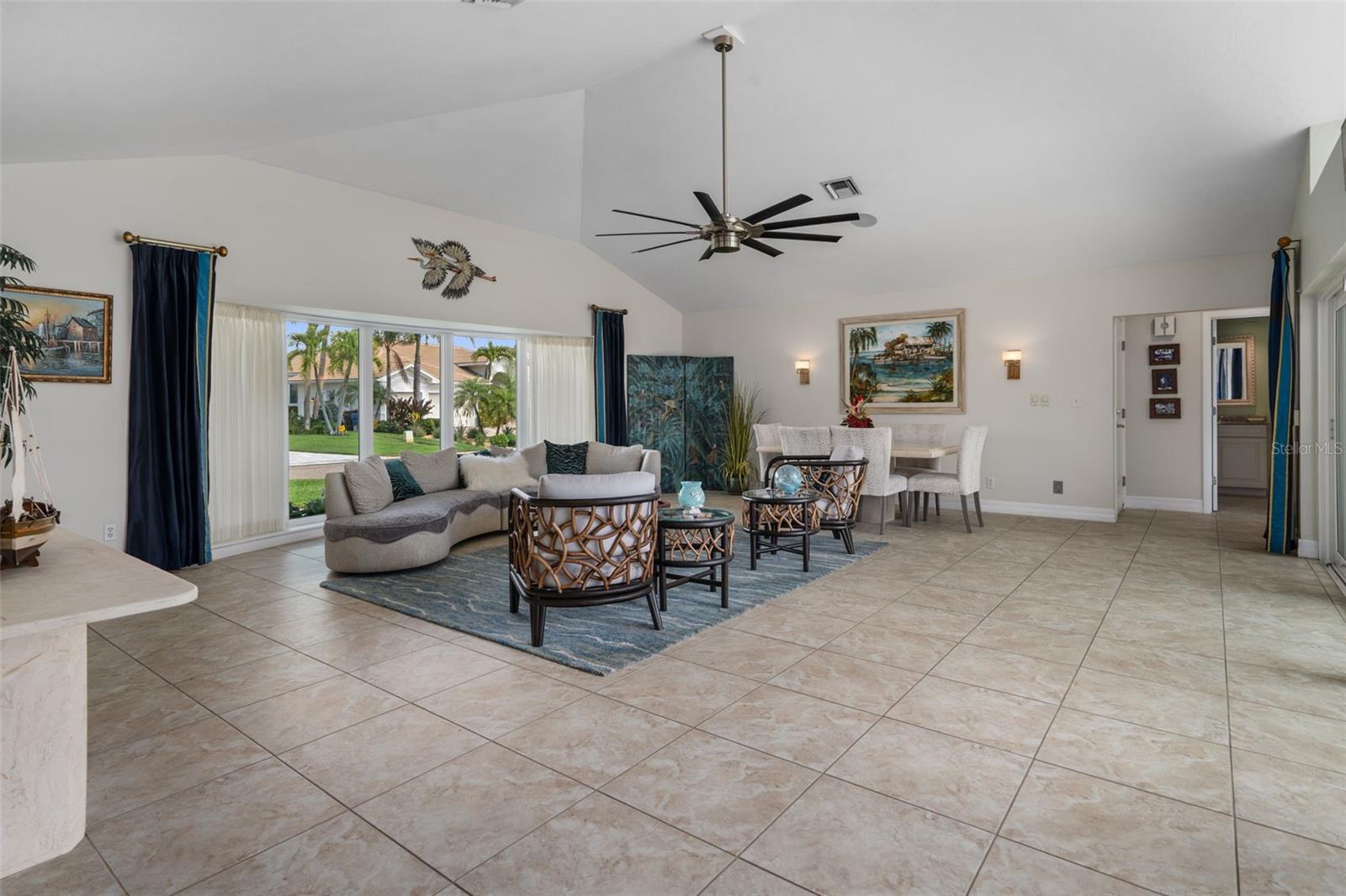 Bright, open floor plan filled with natural light