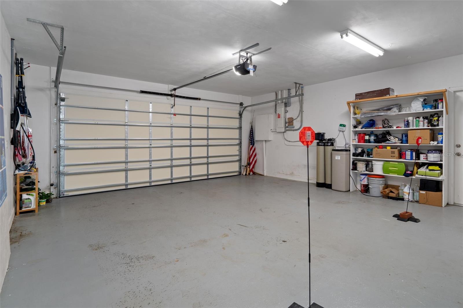 Large two car garage