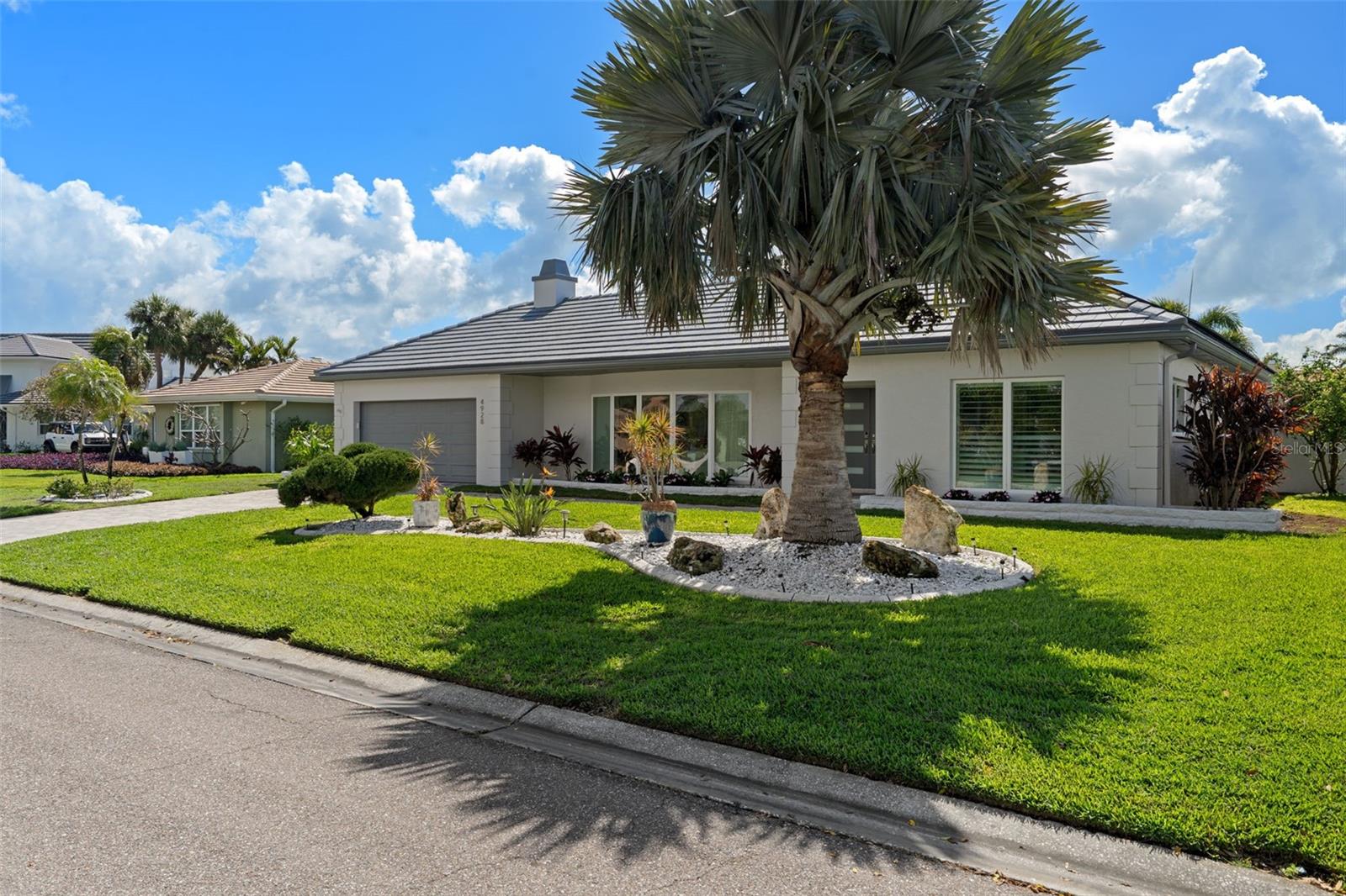 Newly painted roof and exterior