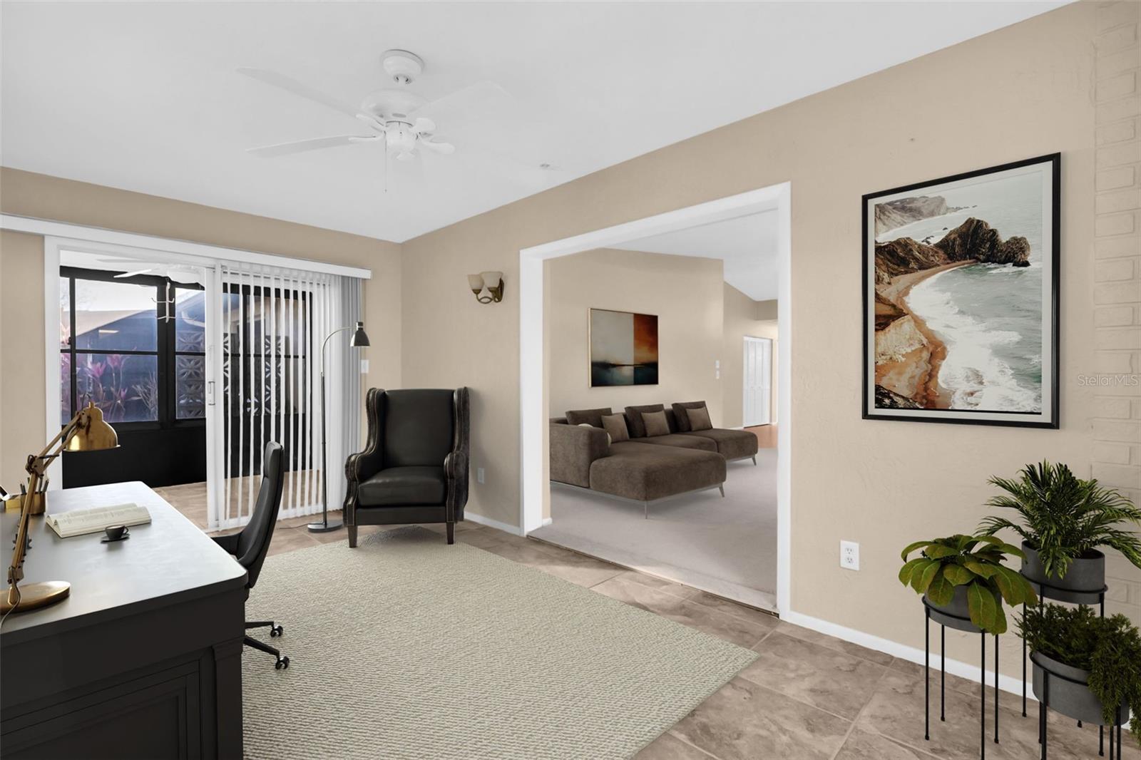 Perfect space with endless possibilities & open to additional lanai~