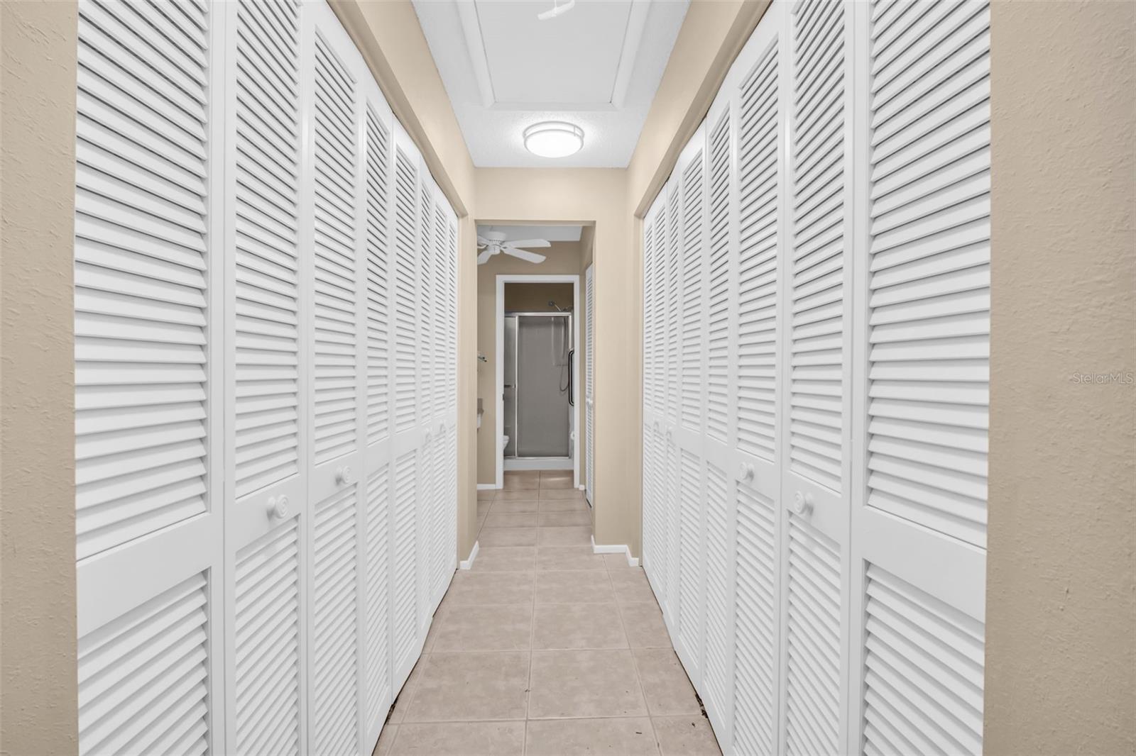 Loads of closet space to the private en-suite~