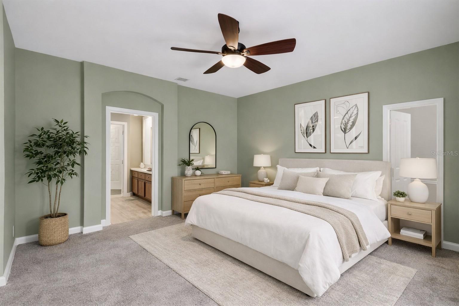 Virtual Primary Bedroom