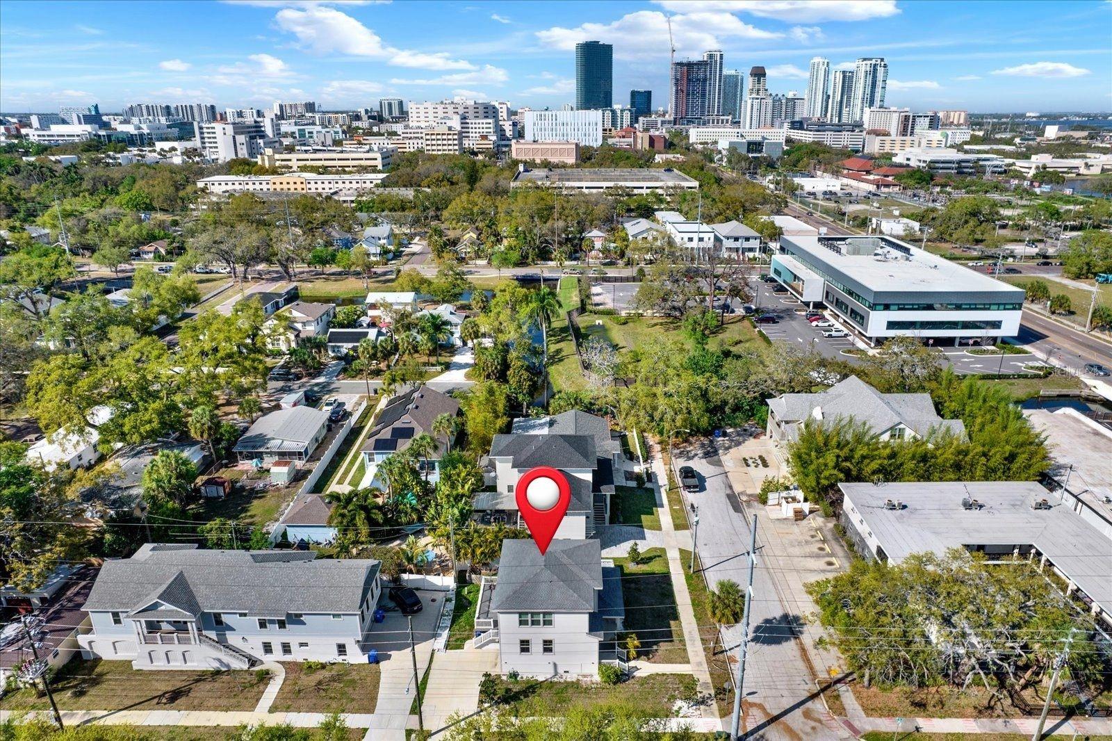 1 mile from Downtown