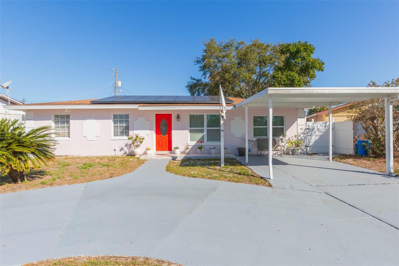 FRONT DRIVEWAY AND PORCH
