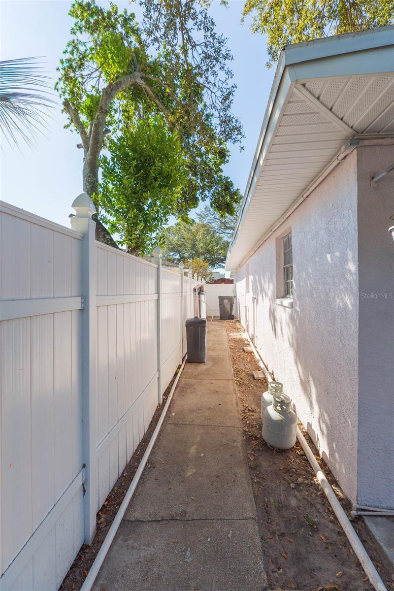 GATE ENTRANCE TO BACKYARD