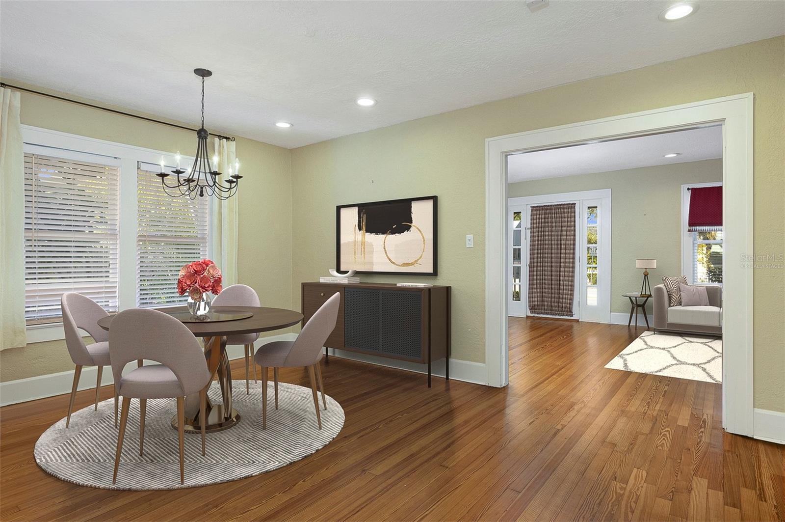 Kitchen - French Door out to Laundry Room and Backyard with Large Deck