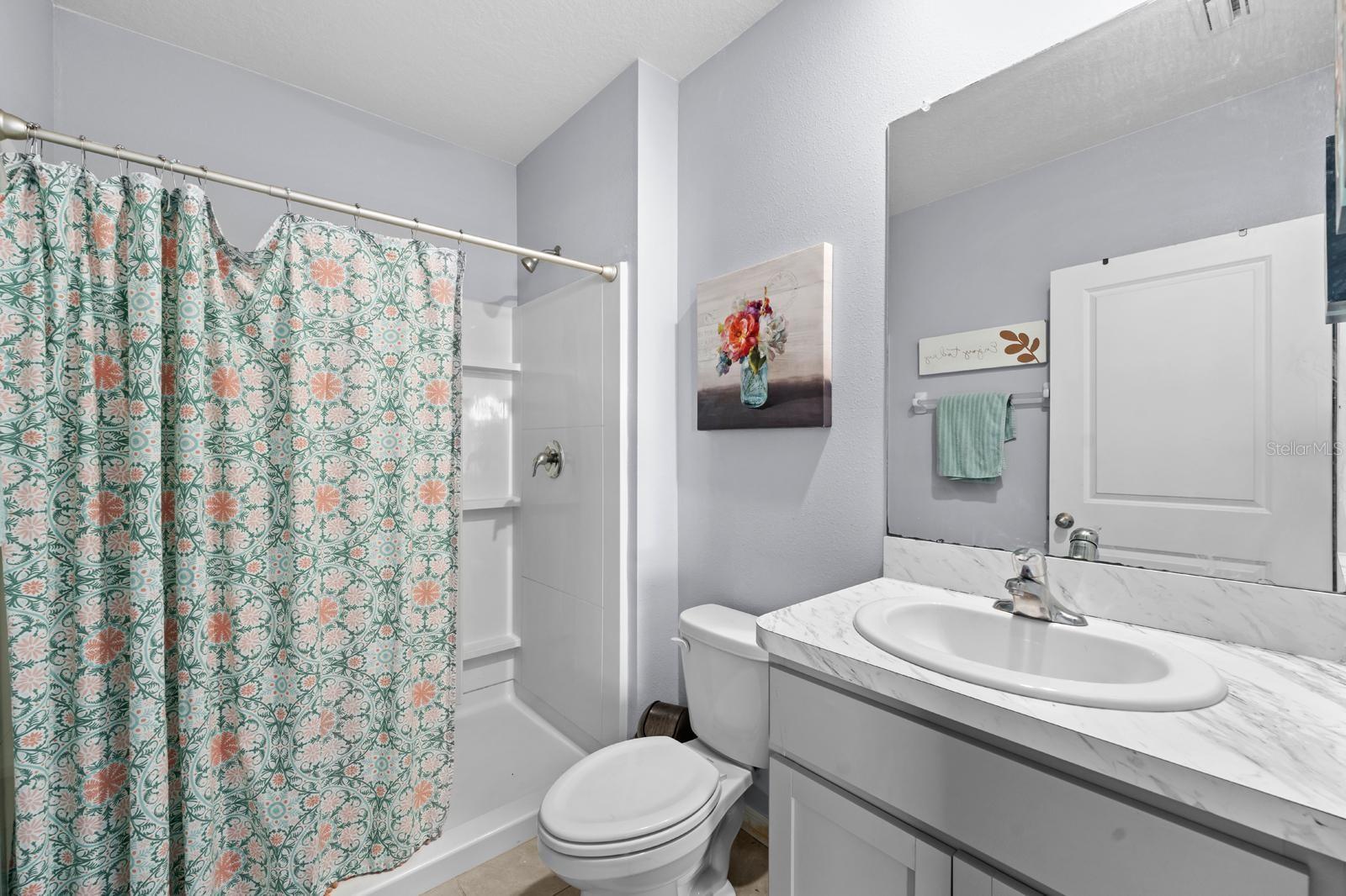 First floor full bath