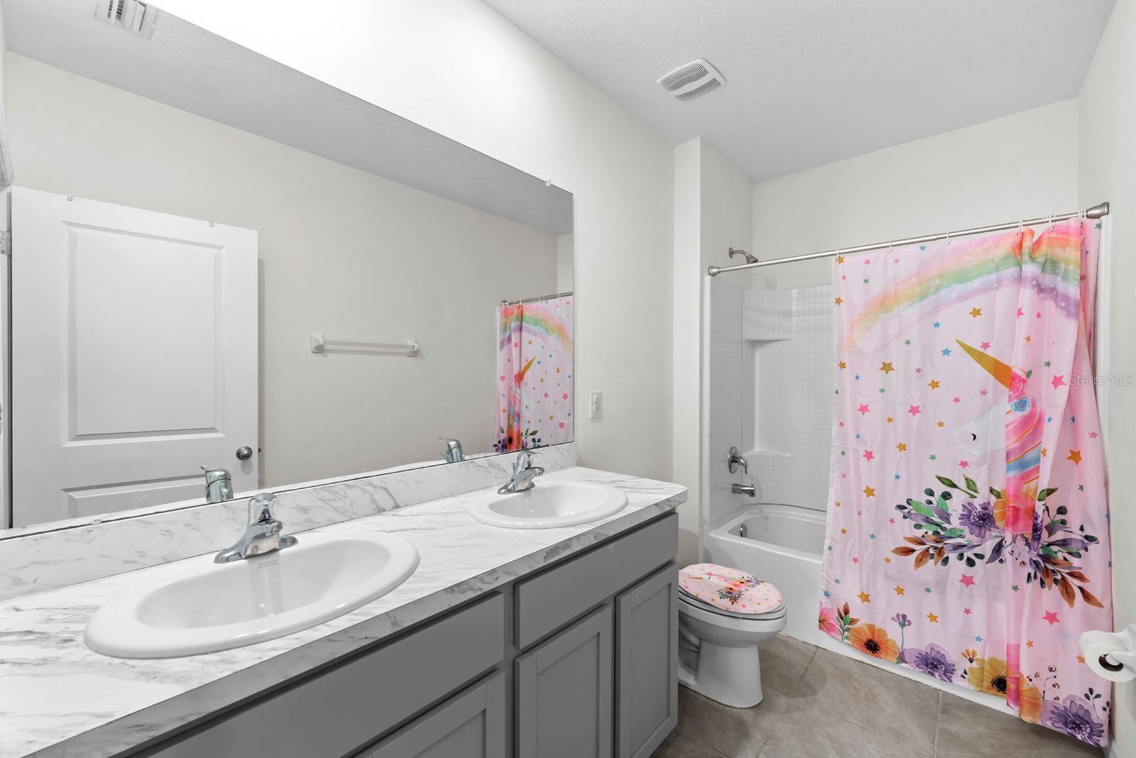 Second floor full bath