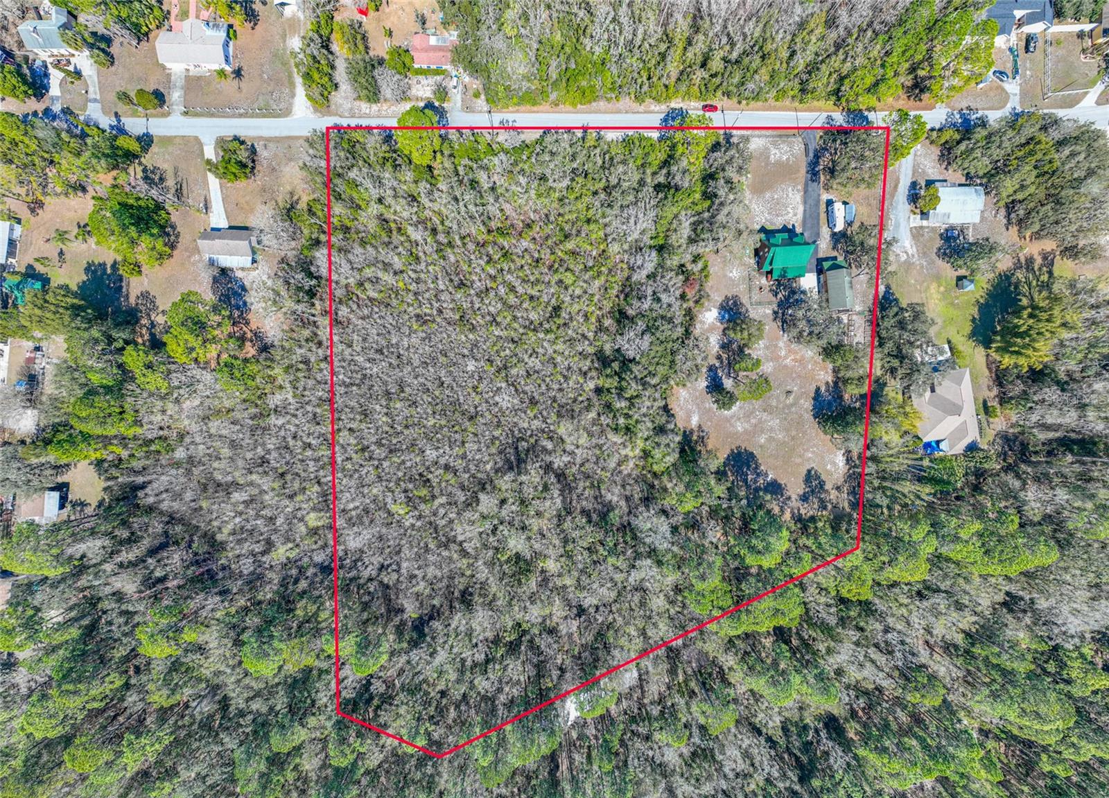 Aerial View of the 8.87 acres