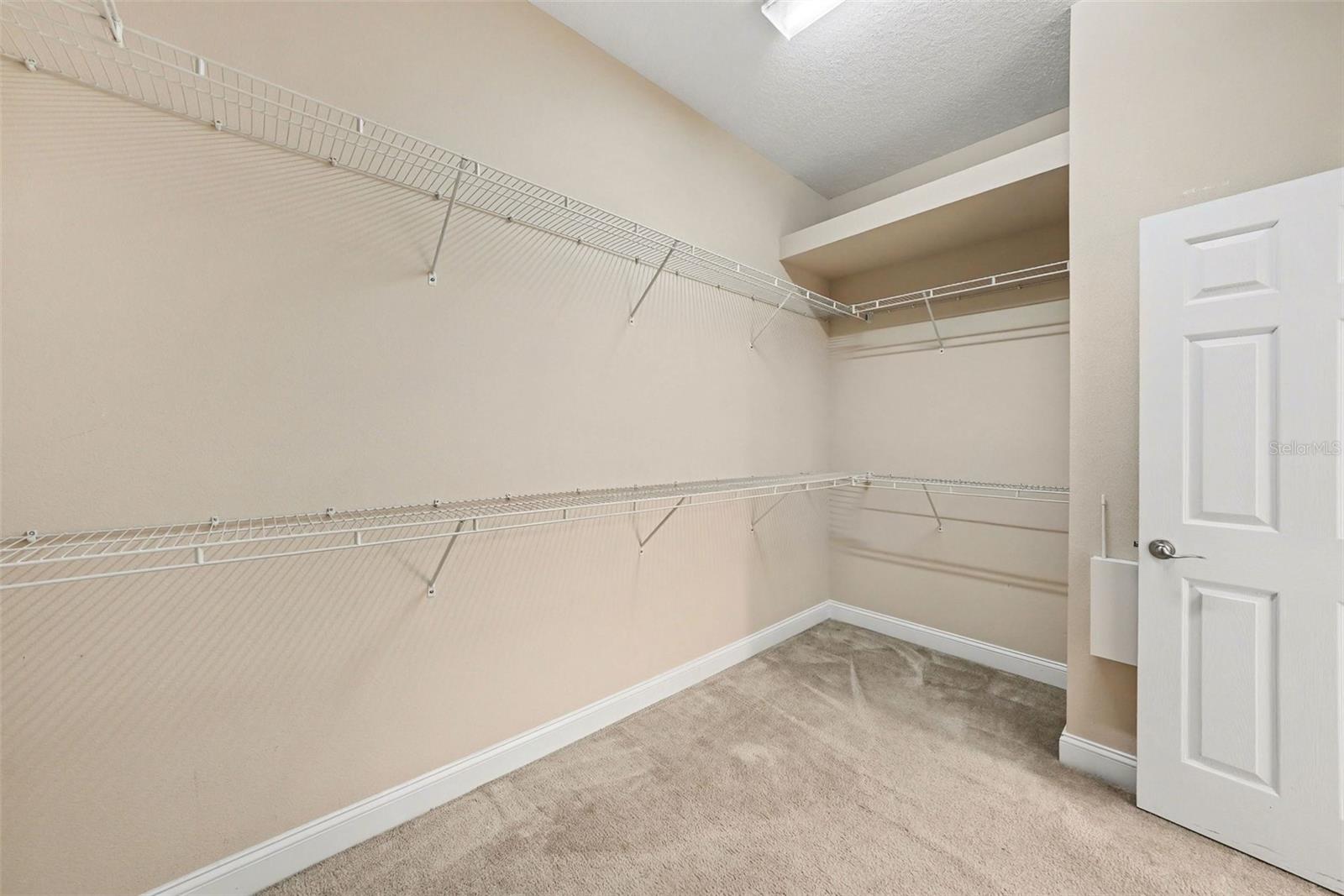 Primary Closet is quite huge!