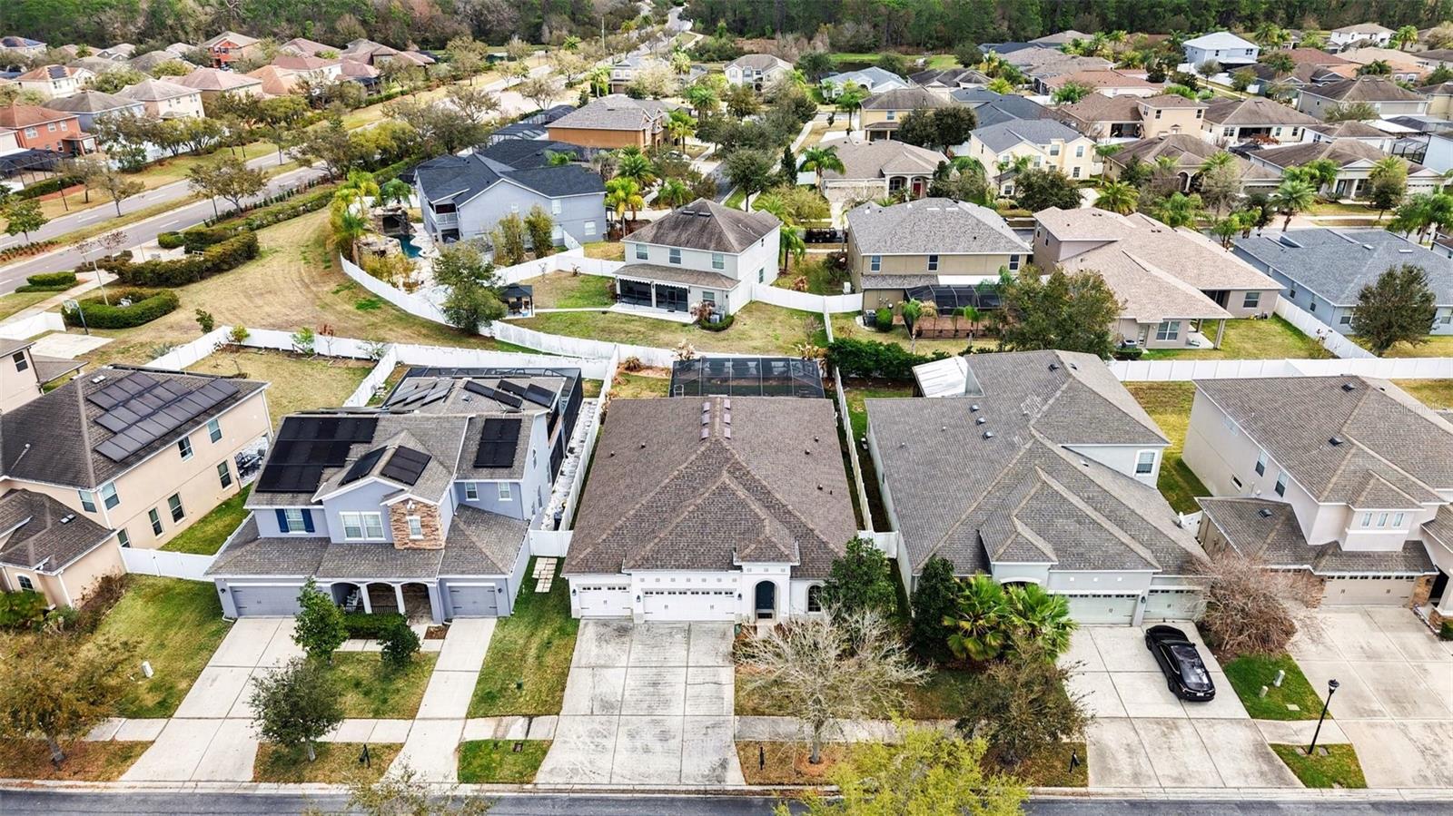 Aerial of home in Live Oak