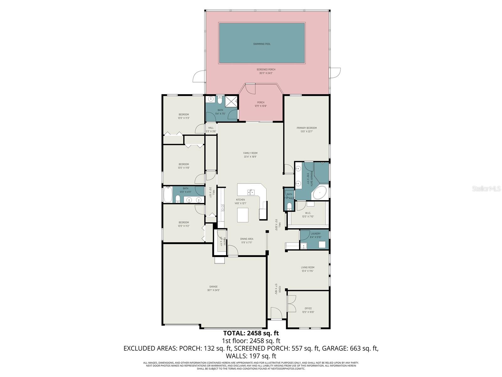 Floor Plan with SF