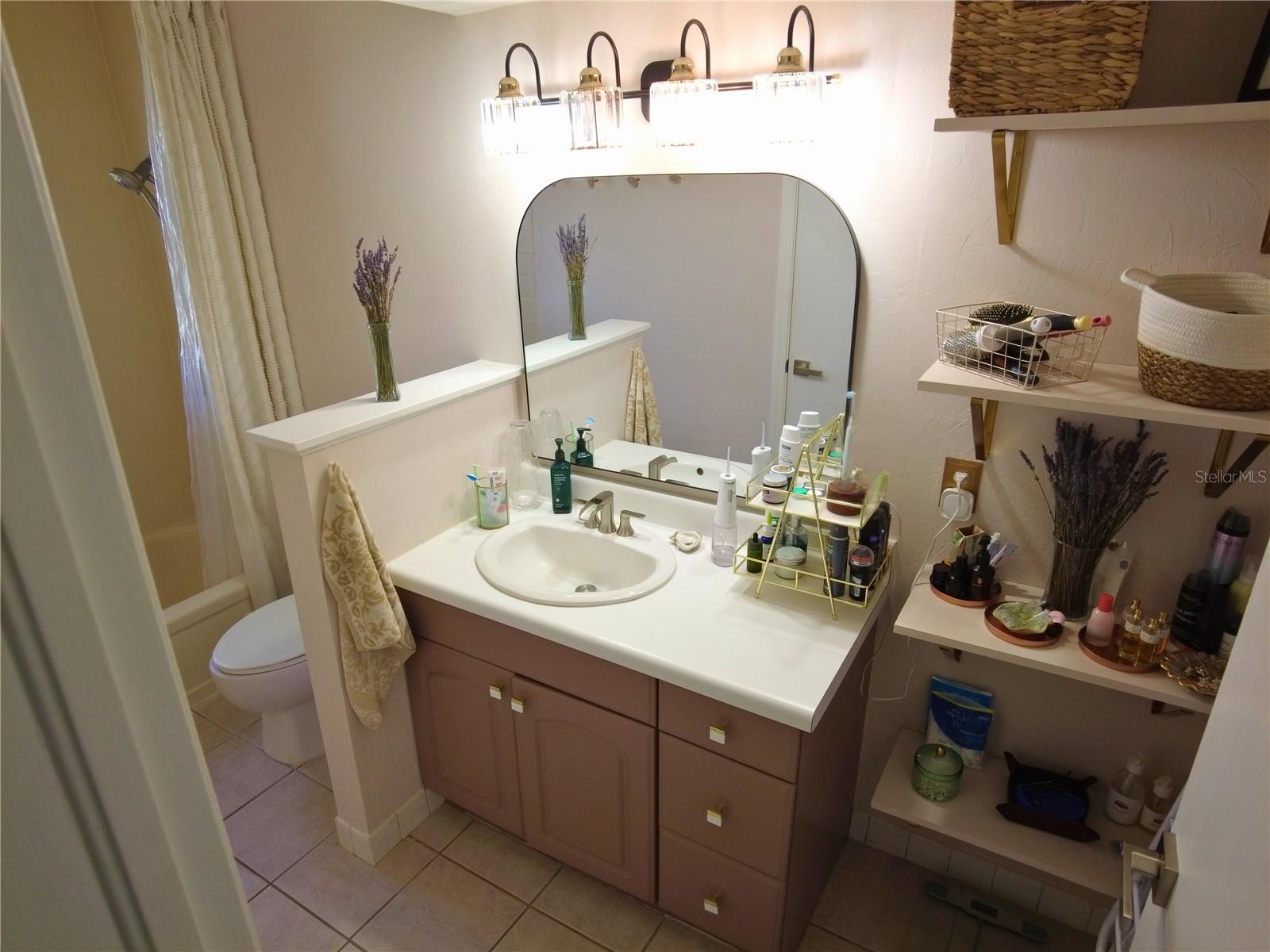 Over Sized Bathroom.