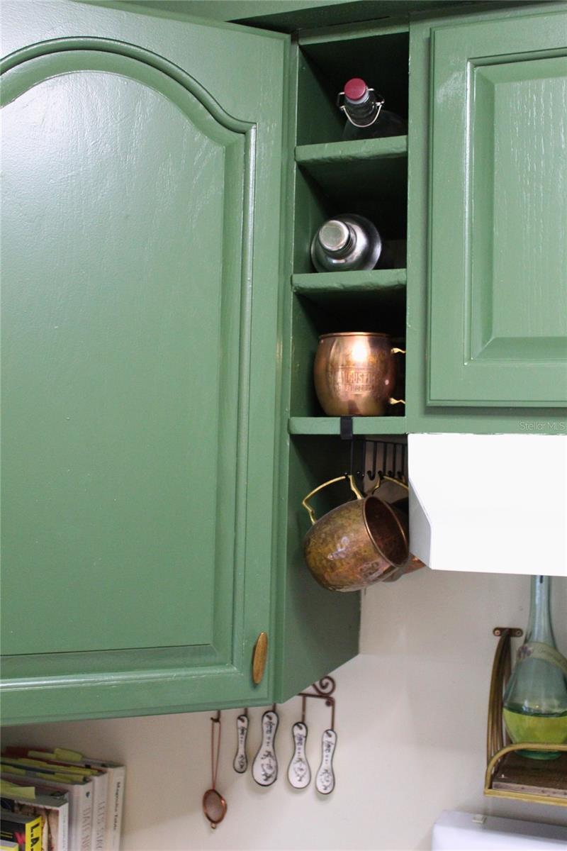 Custom Cabinets with Custom accents.