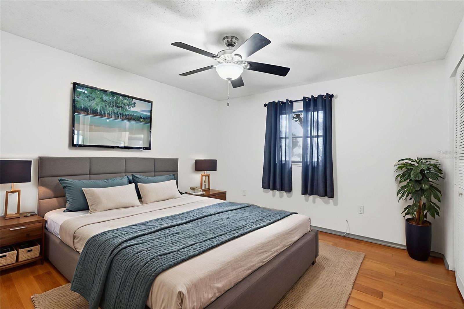 Virtually staged photo