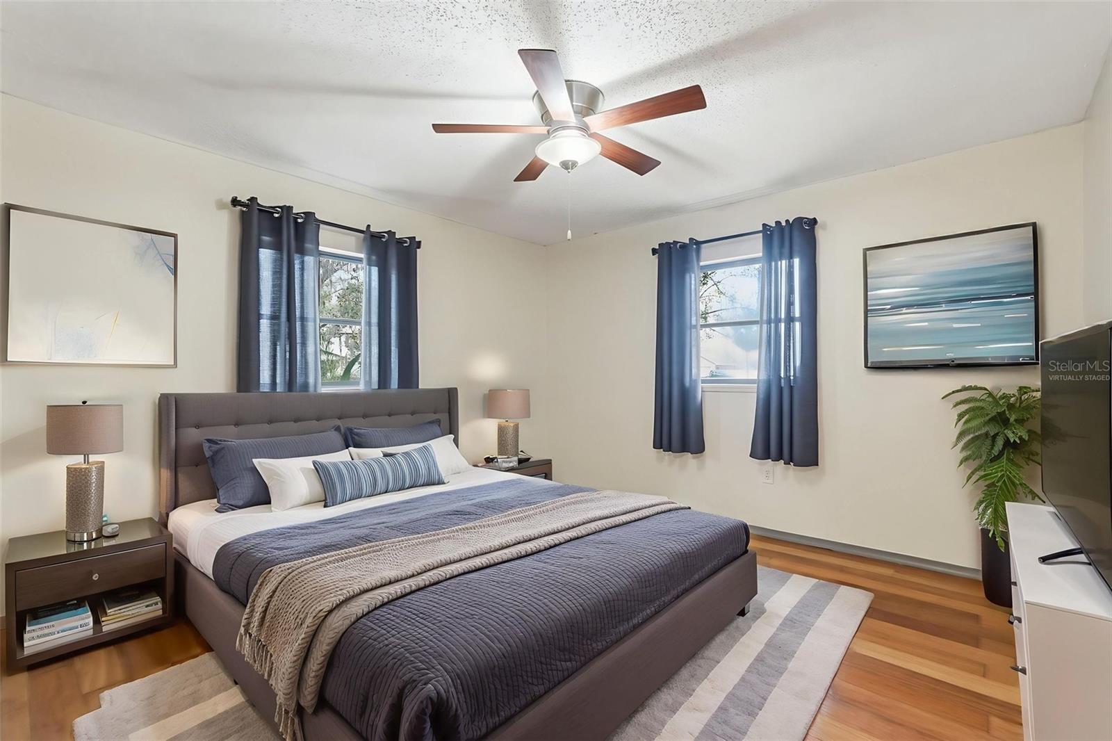 Virtually staged photo