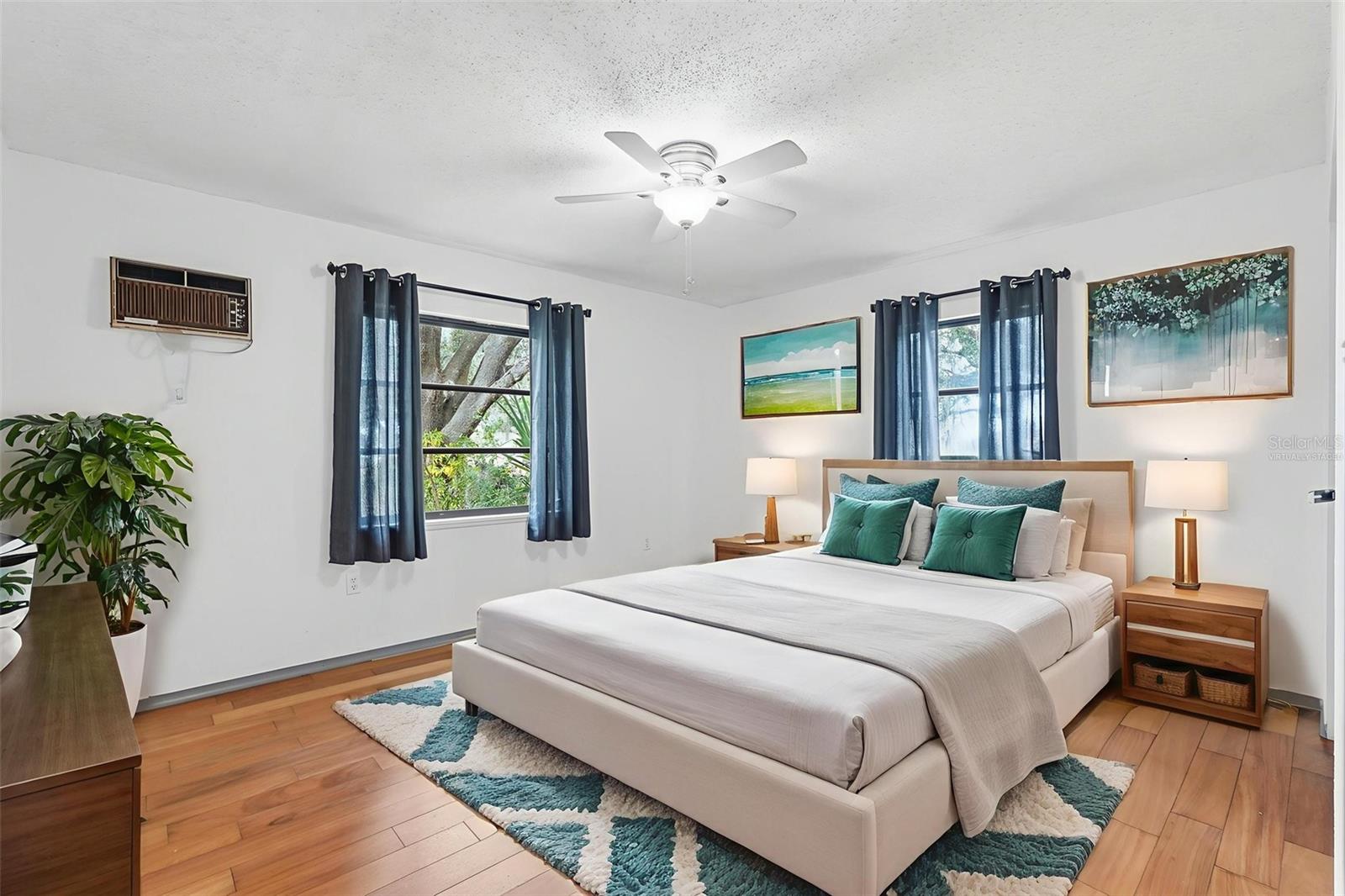 Virtually staged photo