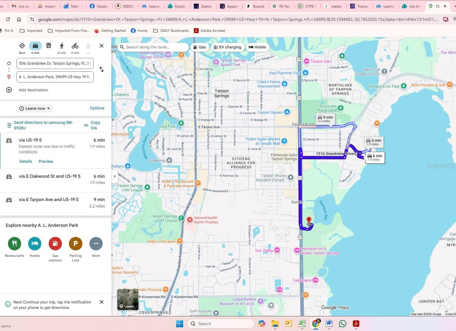 Lake Tarpon Boat Launch - A.L. Anderson Park