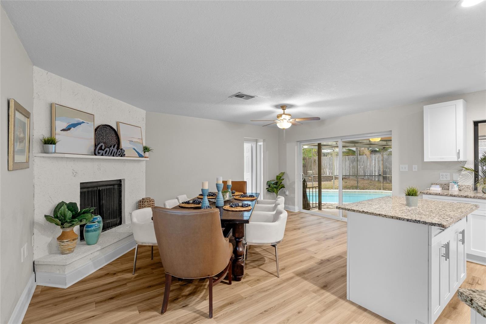 Facing Kitchen / Dining from 3rd/4th Bedroom Hallwa