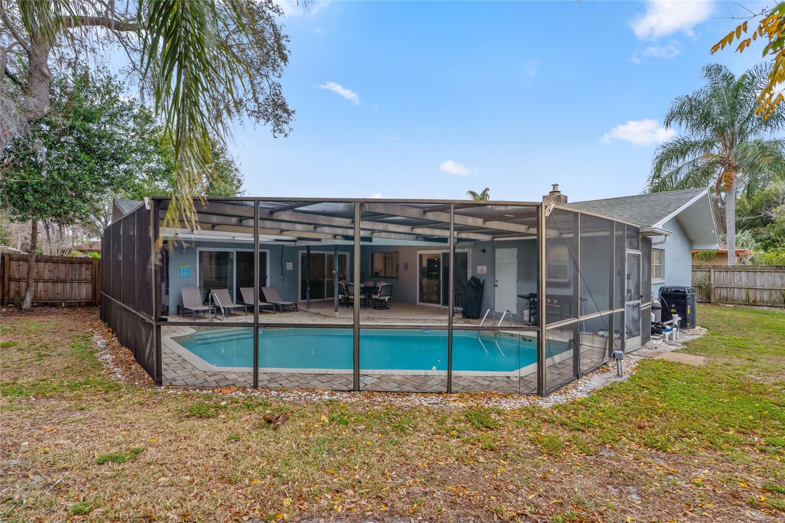 Large backyard space