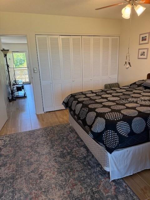 View into Bedroom From the Florida Room; Door Leads to Living Room