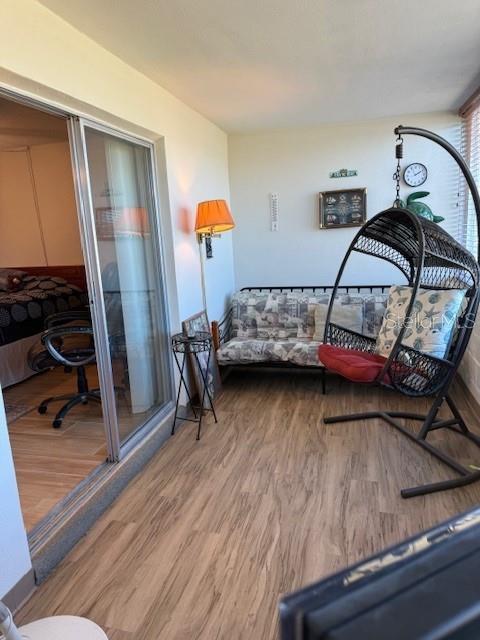 Florida Room; Sliding Glass Doors Lead into Bedroom