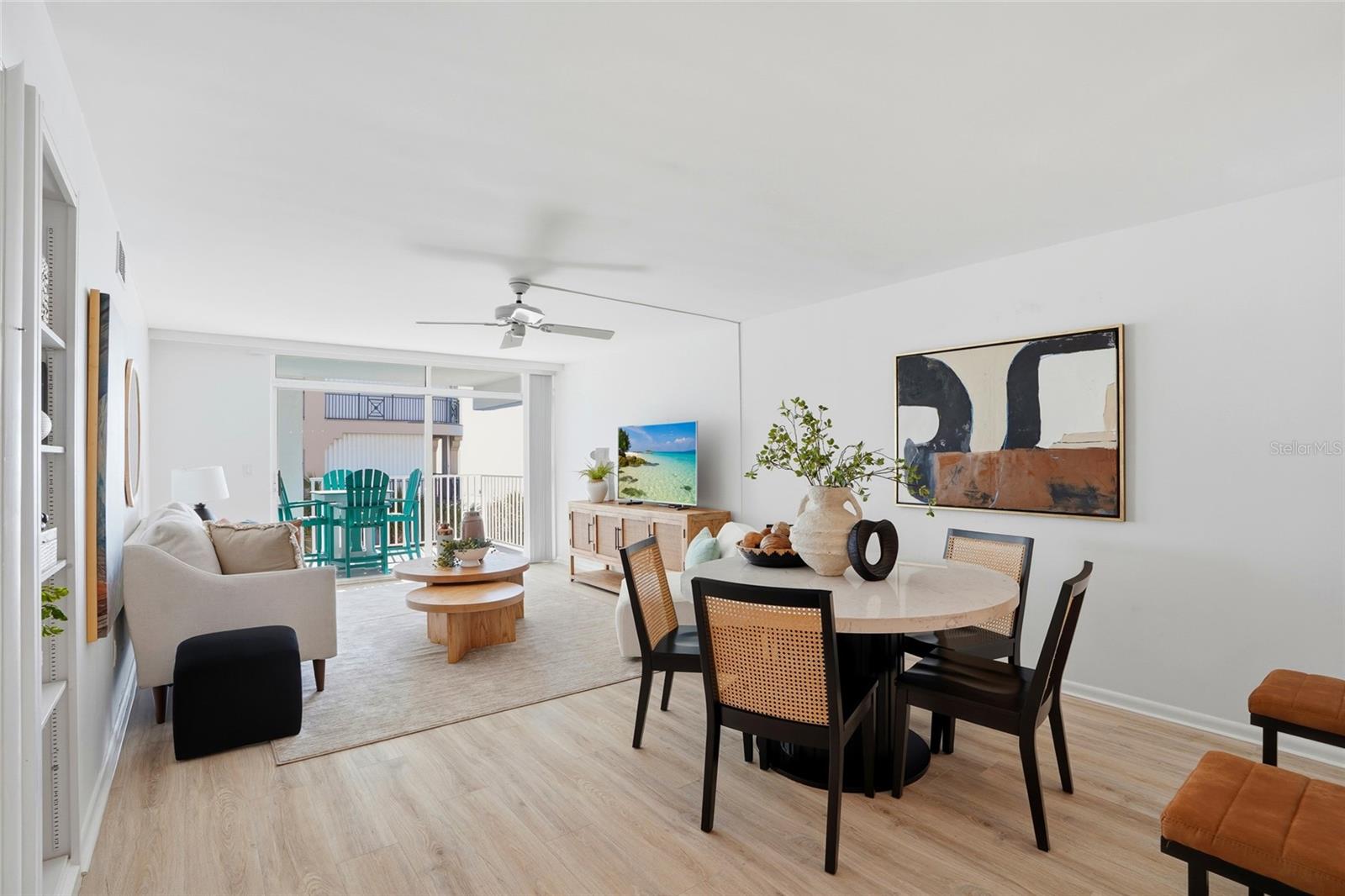 Dining and Living rooms