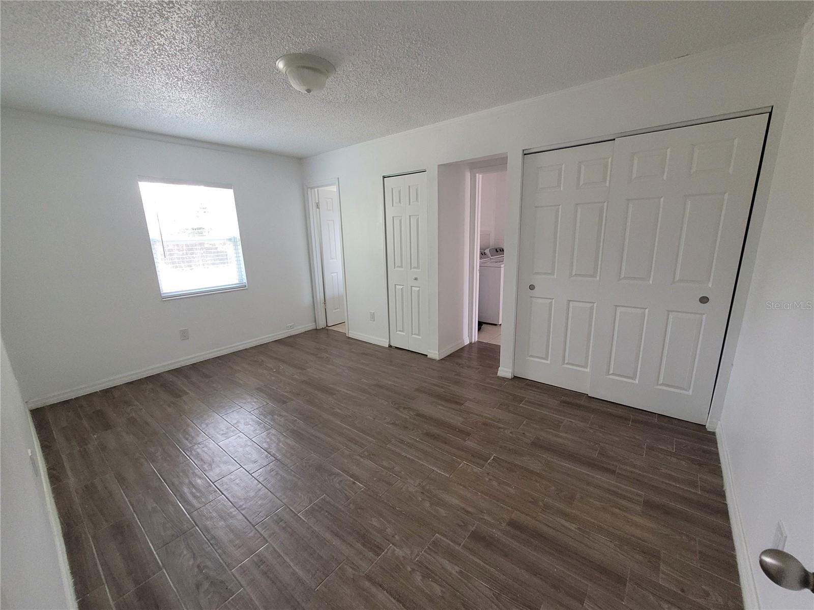 Master with private entry to the laundry room.