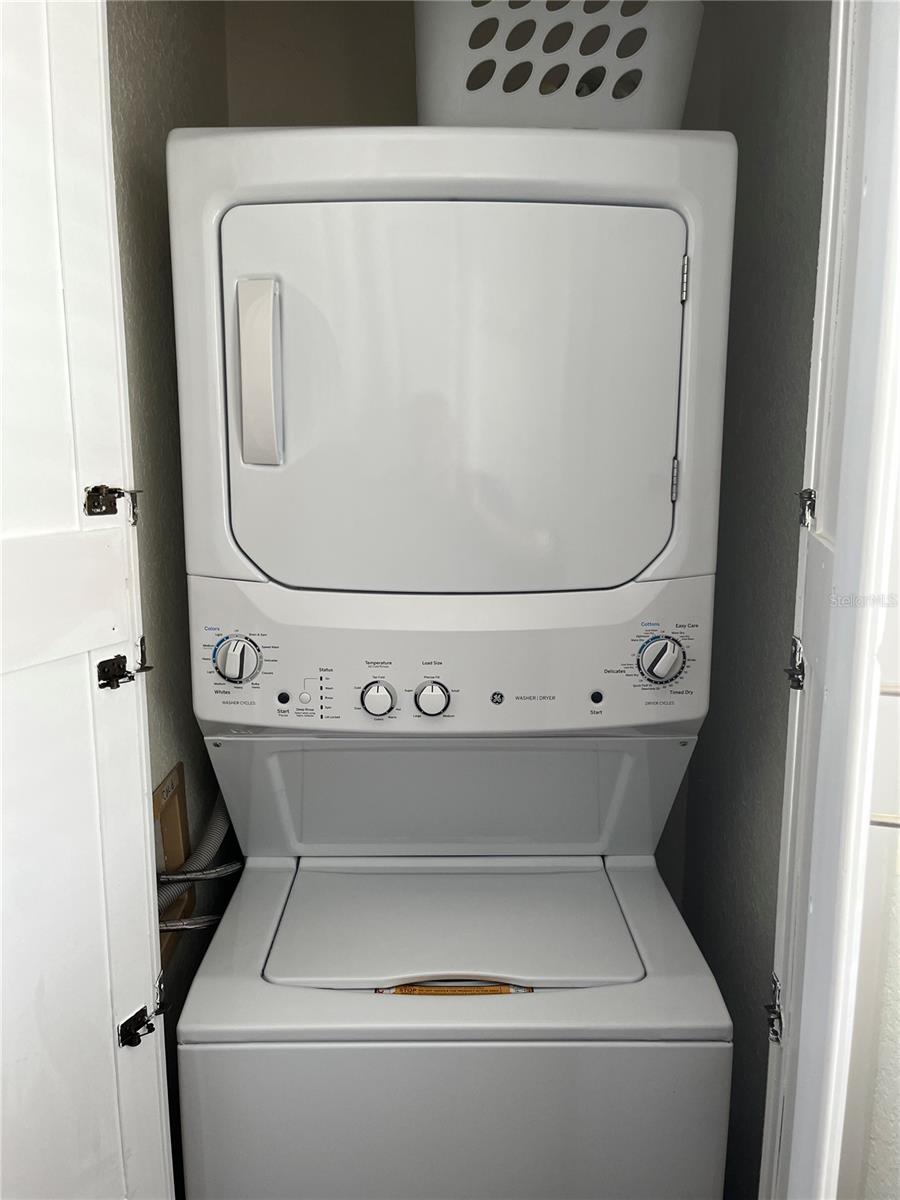 Washer & Dryer Closet in Kitchen