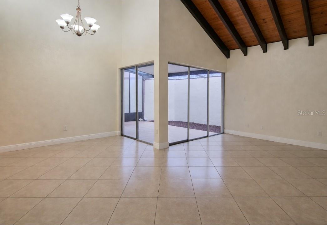 Living/dining from inside front door