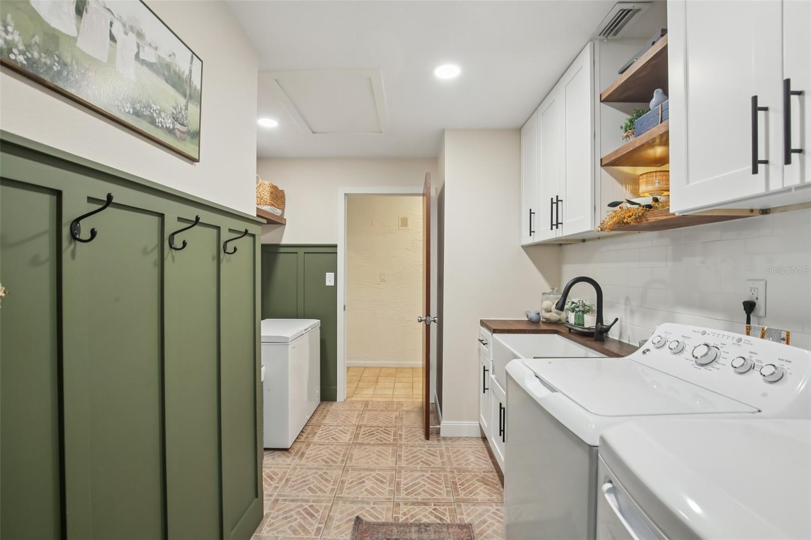 Newly Remodeled Laundry Room