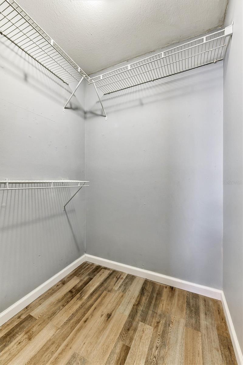 Master walk in closet