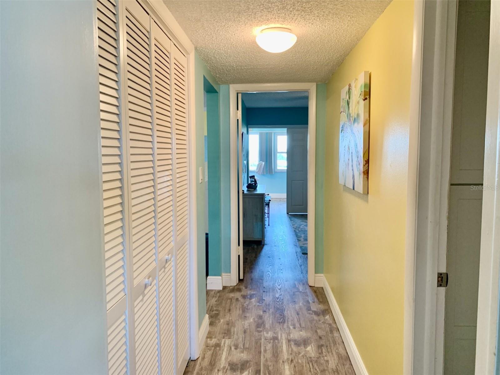 Hall connecting the bedrooms