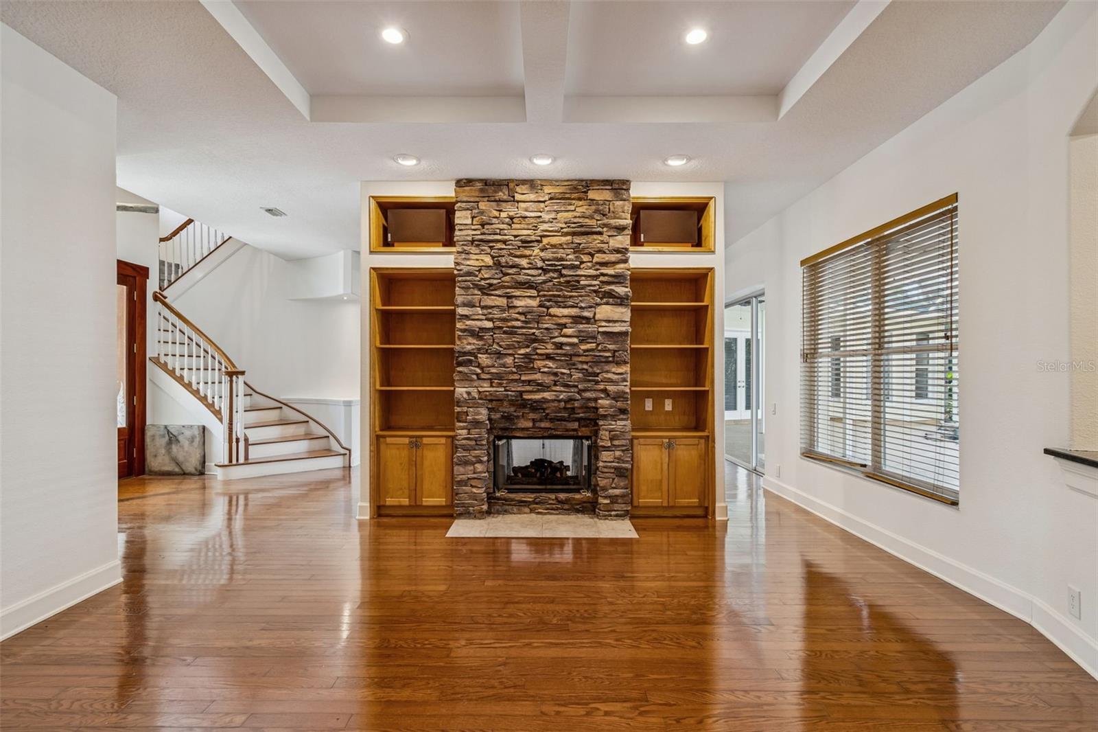 Family Room with Bar